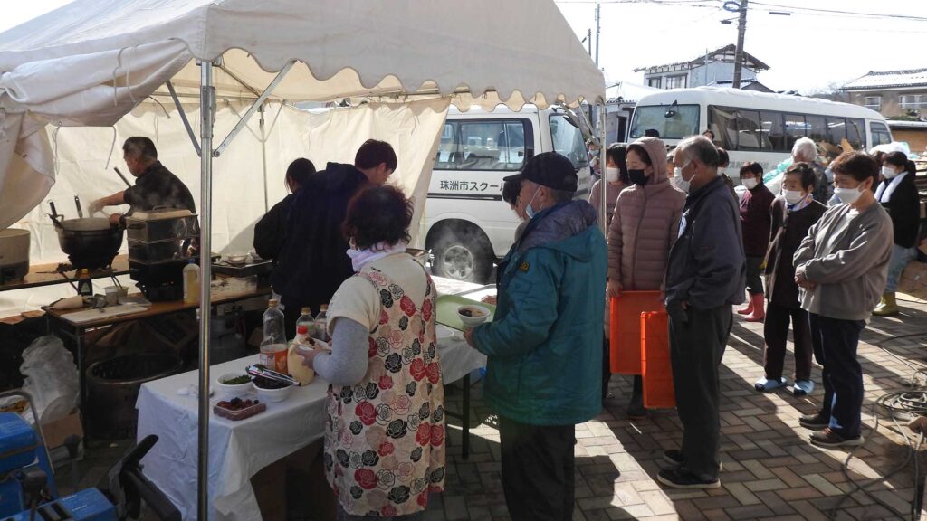 能登半島地震 炊き出しボランティア 望月さん一家