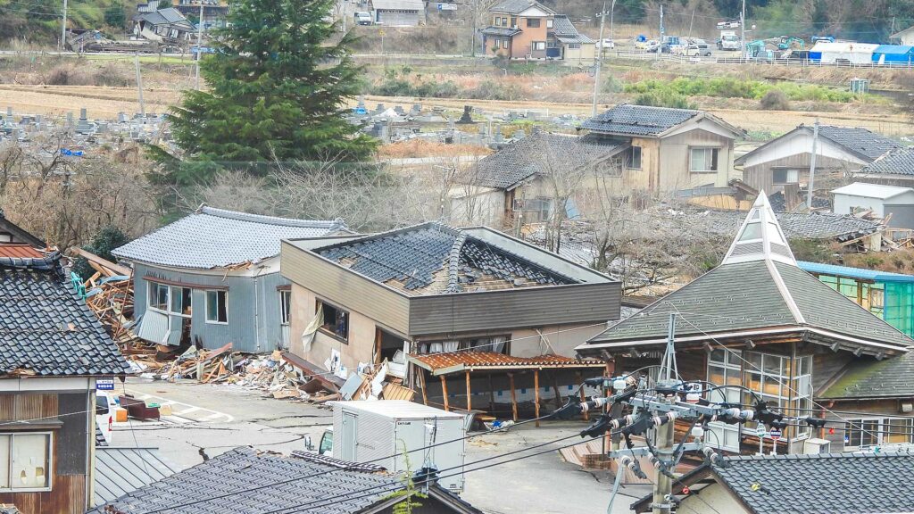 能登半島地震 旧のと鉄道能登鉄道の鵜飼駅