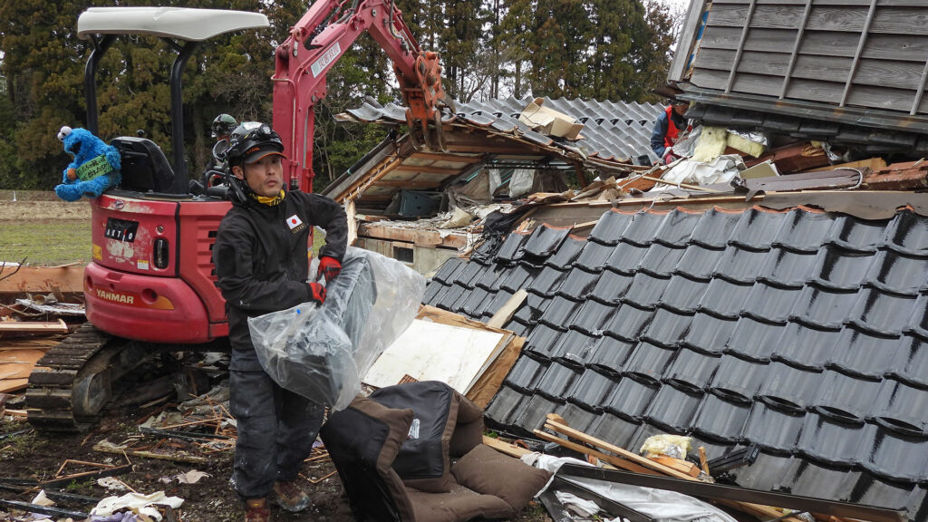 能登半島地震 家財救出作業は延べ7時間